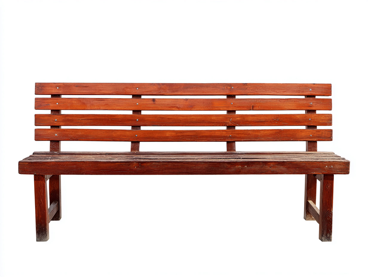 Panche da giardino in legno 175x52x88 cm - marrone rossiccio - per esterno stile classico