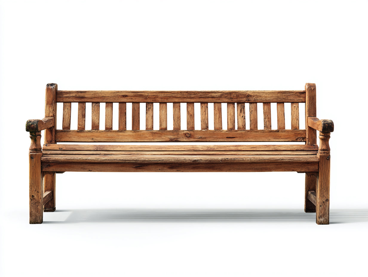 Panche da giardino in legno marrone 180x58x86 cm - per esterni - stile rustico