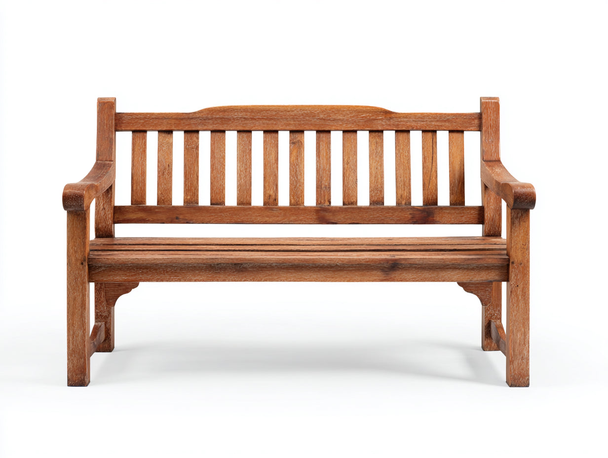 Panche da giardino in legno marrone 160x58x88 cm - per esterni - stile classico